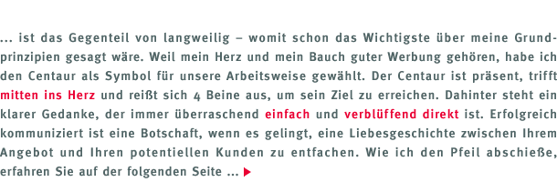Spannung als Grundprinzip